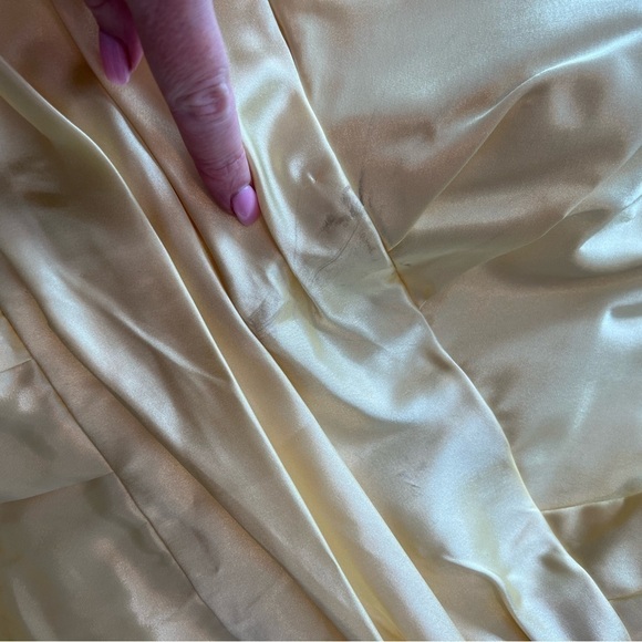 David's Bridal Canary Bridesmaids Dress - Picture 7 of 16